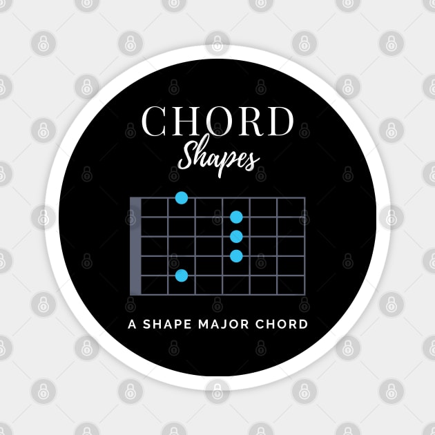 Chord Shapes A Shape Major Chord Tabs Magnet by nightsworthy